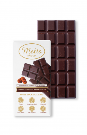 Zartbitter Choco mit Pekannüssen 55%